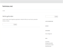 Tablet Screenshot of heimtex.net
