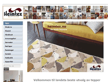 Tablet Screenshot of heimtex.no
